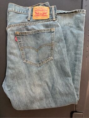 Men's 559 Levi's Blue Straight-Leg Jeans 38/30